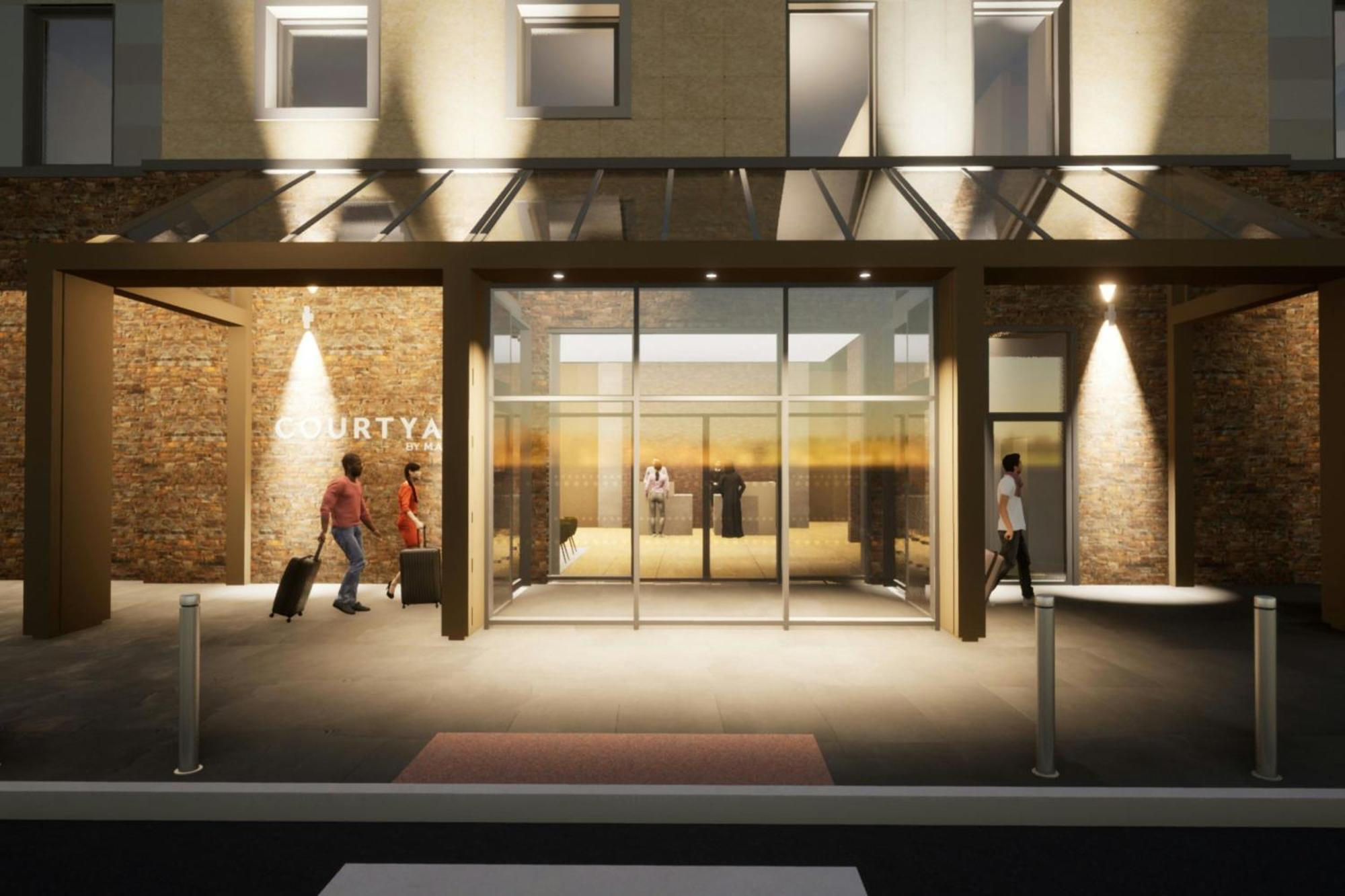 ホテル Courtyard By Marriott シェフィールド エクステリア 写真