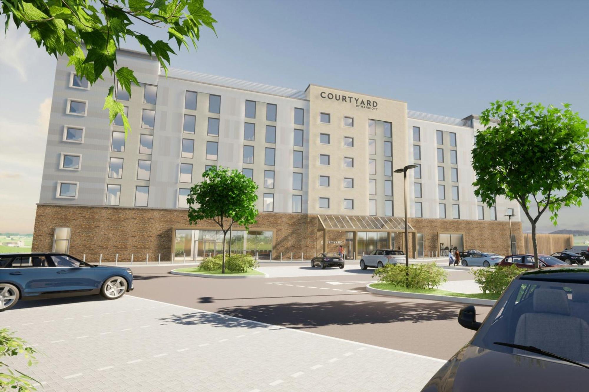 ホテル Courtyard By Marriott シェフィールド エクステリア 写真